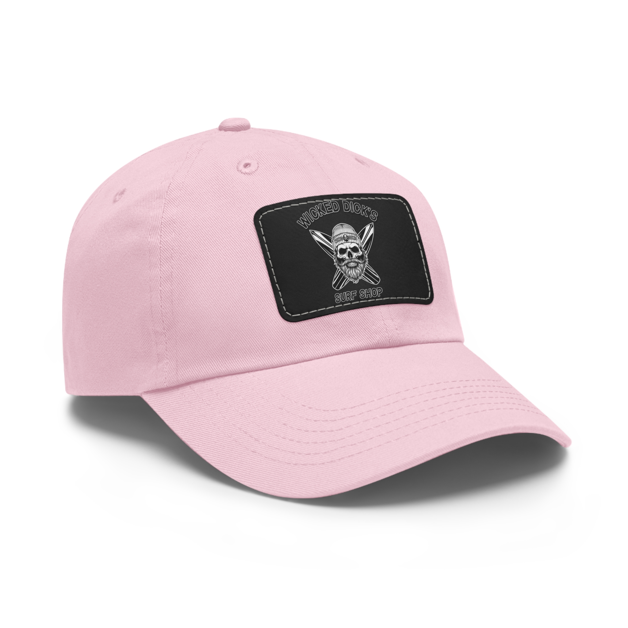 Wicked Dick's Surf Shop Hat with Leather Patch - Image 17