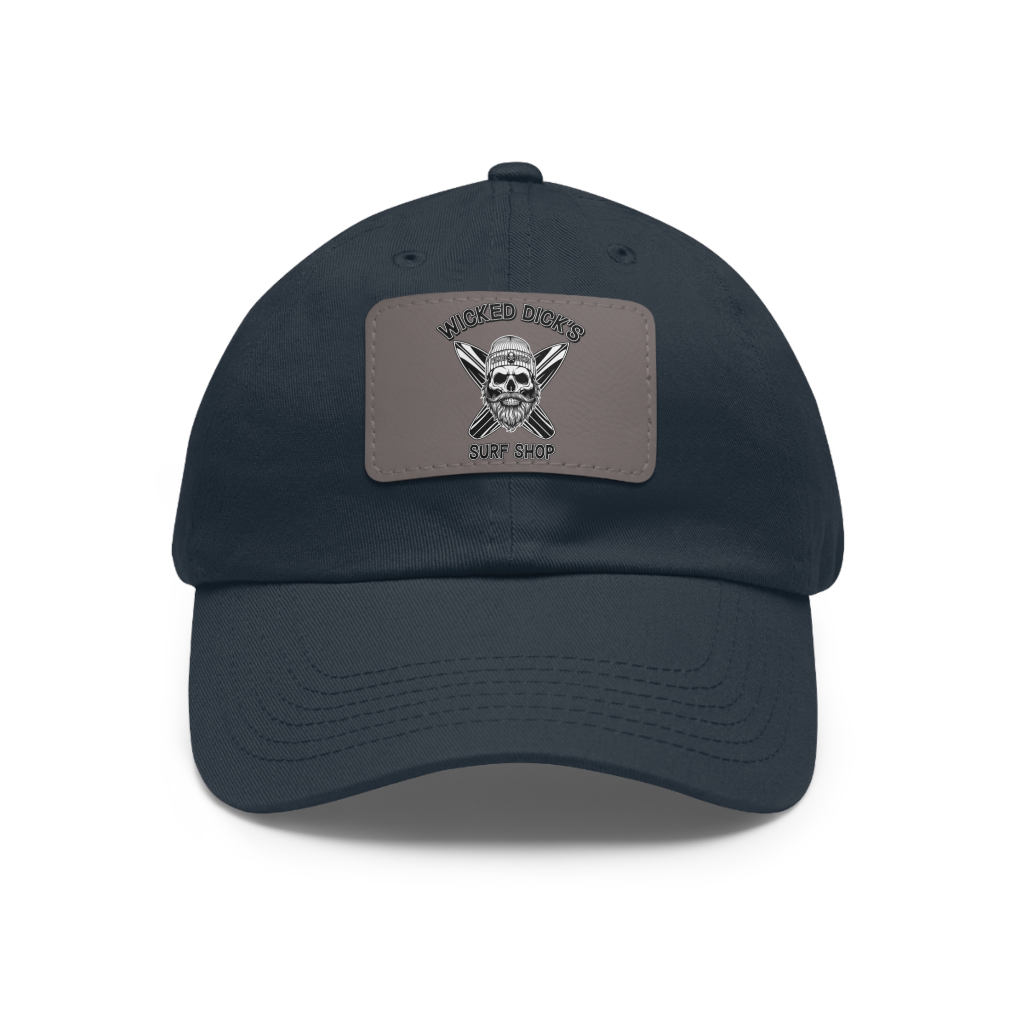 Wicked Dick's Surf Shop Hat with Leather Patch - Image 25