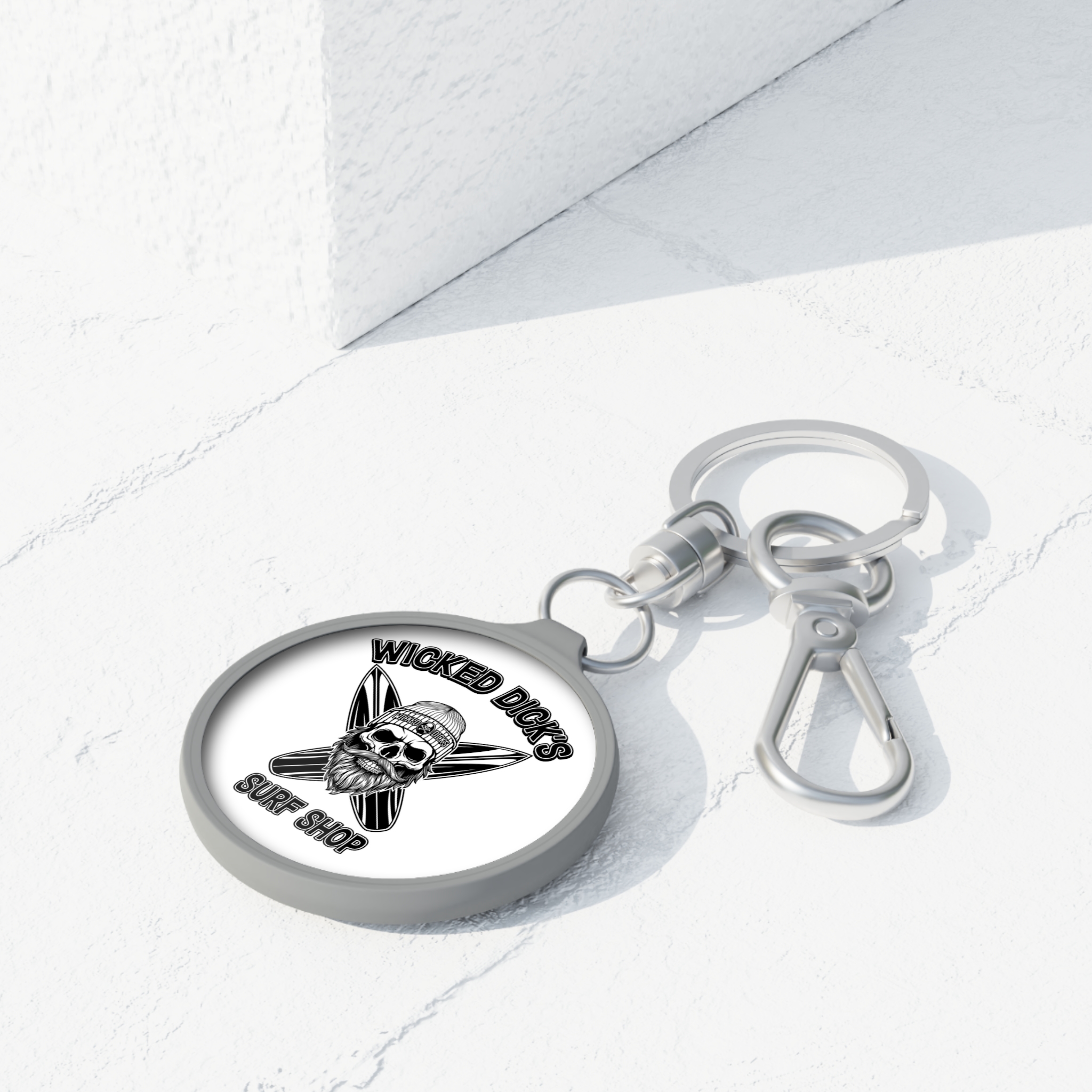 Wicked Dick's Surf Shop Keyring Tag - Image 3