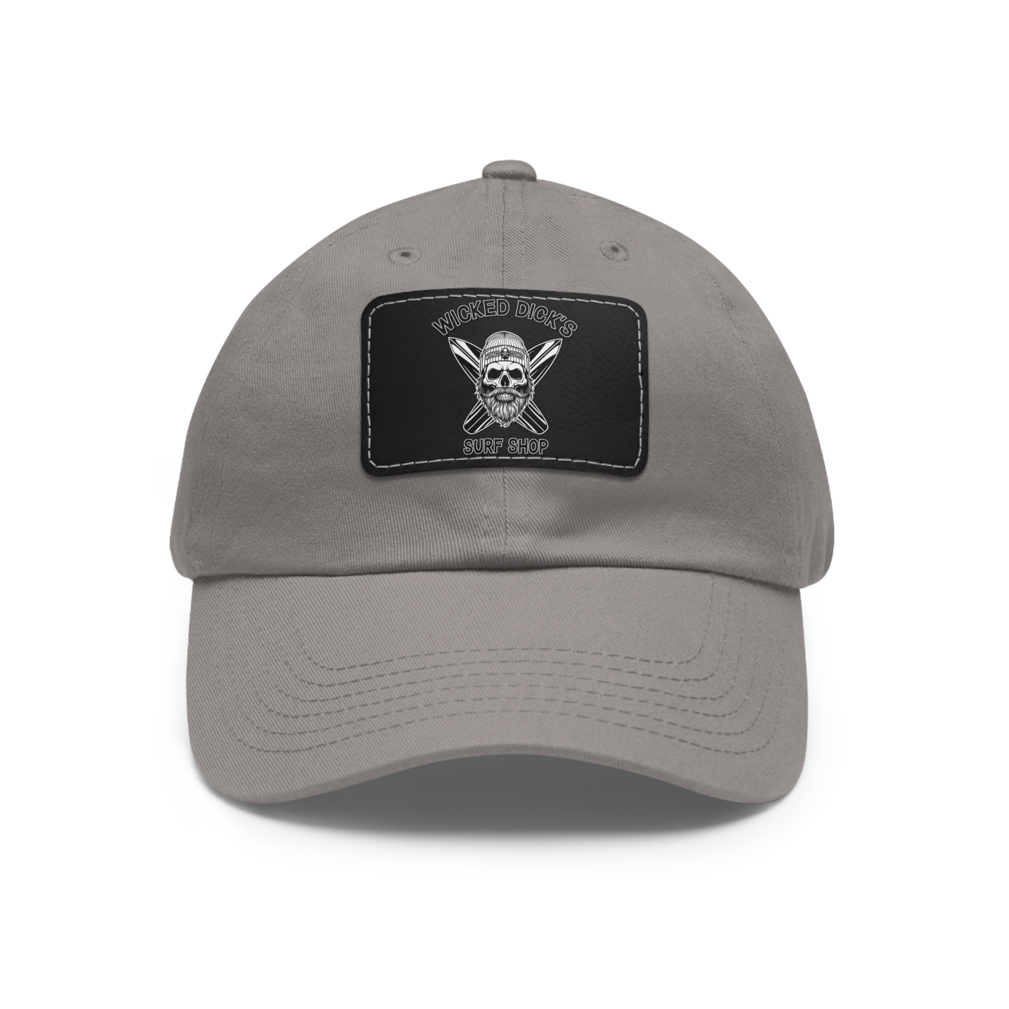 Wicked Dick's Surf Shop Hat with Leather Patch - Image 13