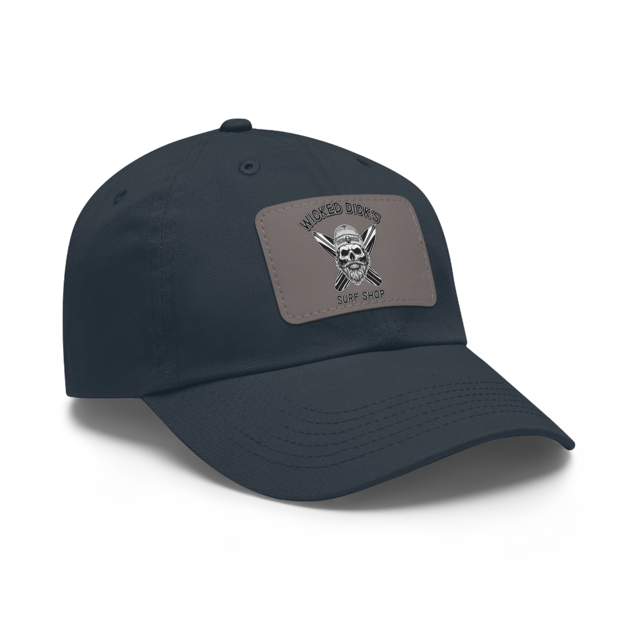 Wicked Dick's Surf Shop Hat with Leather Patch - Image 26