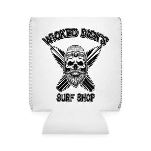 Wicked Dick's Surf Shop Can Cooler Sleeve