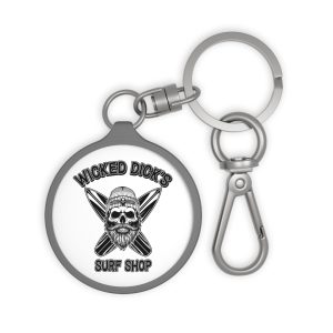 Wicked Dick's Surf Shop Keyring Tag