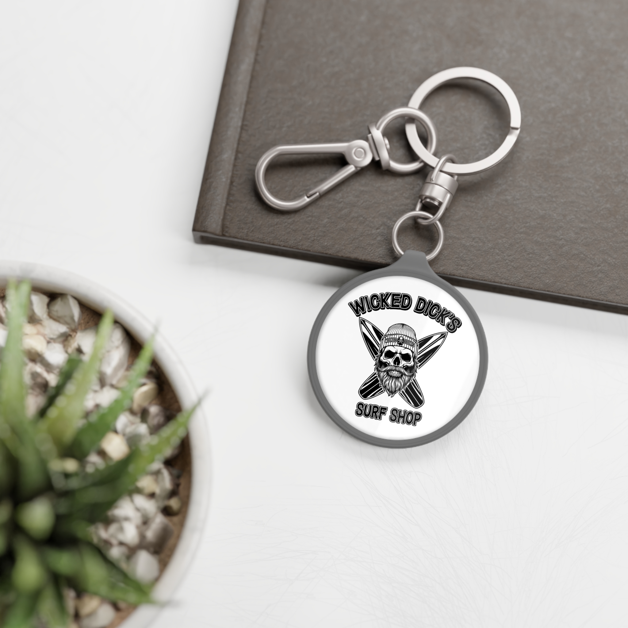 Wicked Dick's Surf Shop Keyring Tag - Image 4